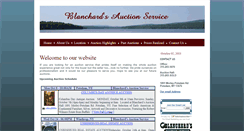 Desktop Screenshot of blanchardsauctionservice.com