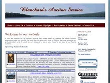 Tablet Screenshot of blanchardsauctionservice.com